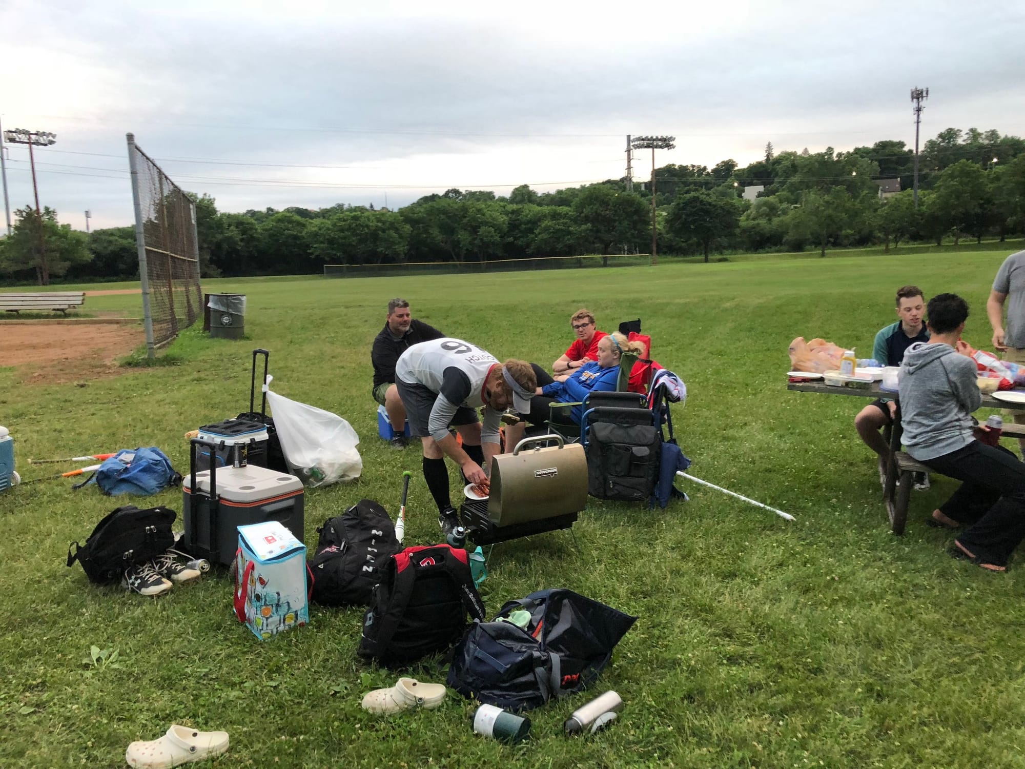 Our spread for Ad League Softball