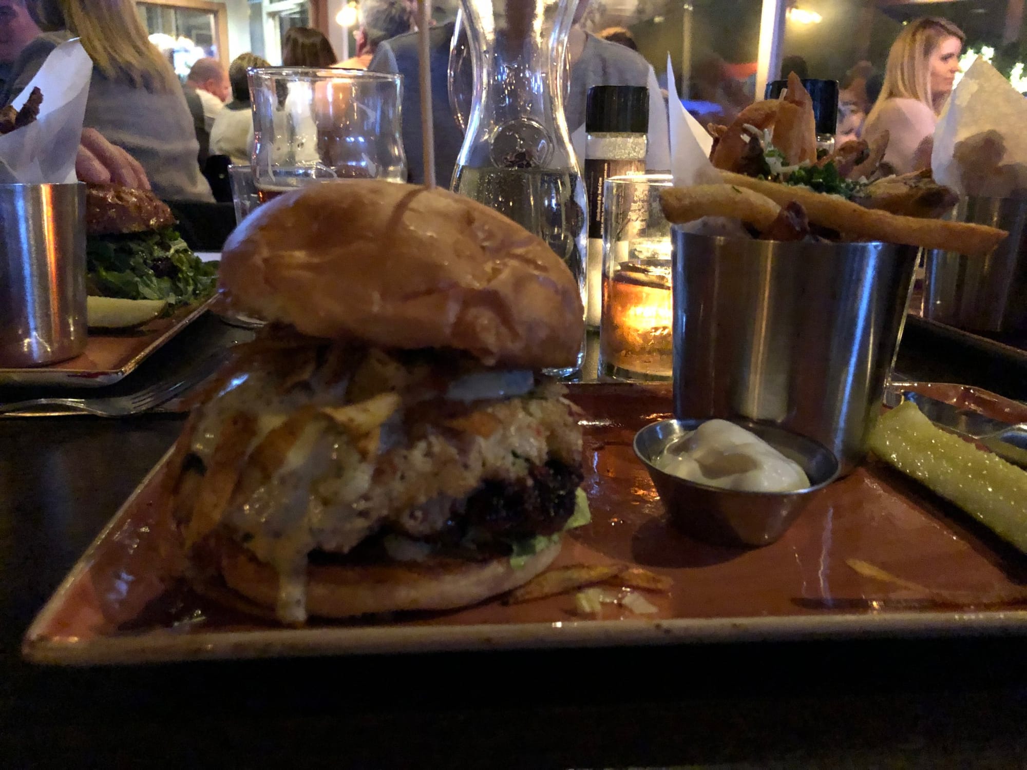 Surf & Turf Burger at Red Cow